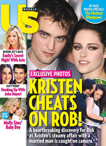 Robert Pattinson, Kristen Stewart, Us Weekly cover Robert Pattinson, Kristen Stewart, Us Weekly cover